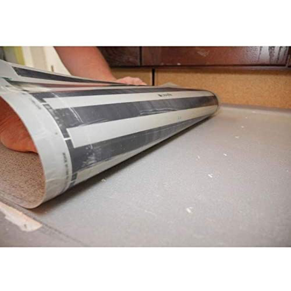 QuietWarmth 3 x 5 120 Volt Electric Floating Floor Mat Heating System, Cream