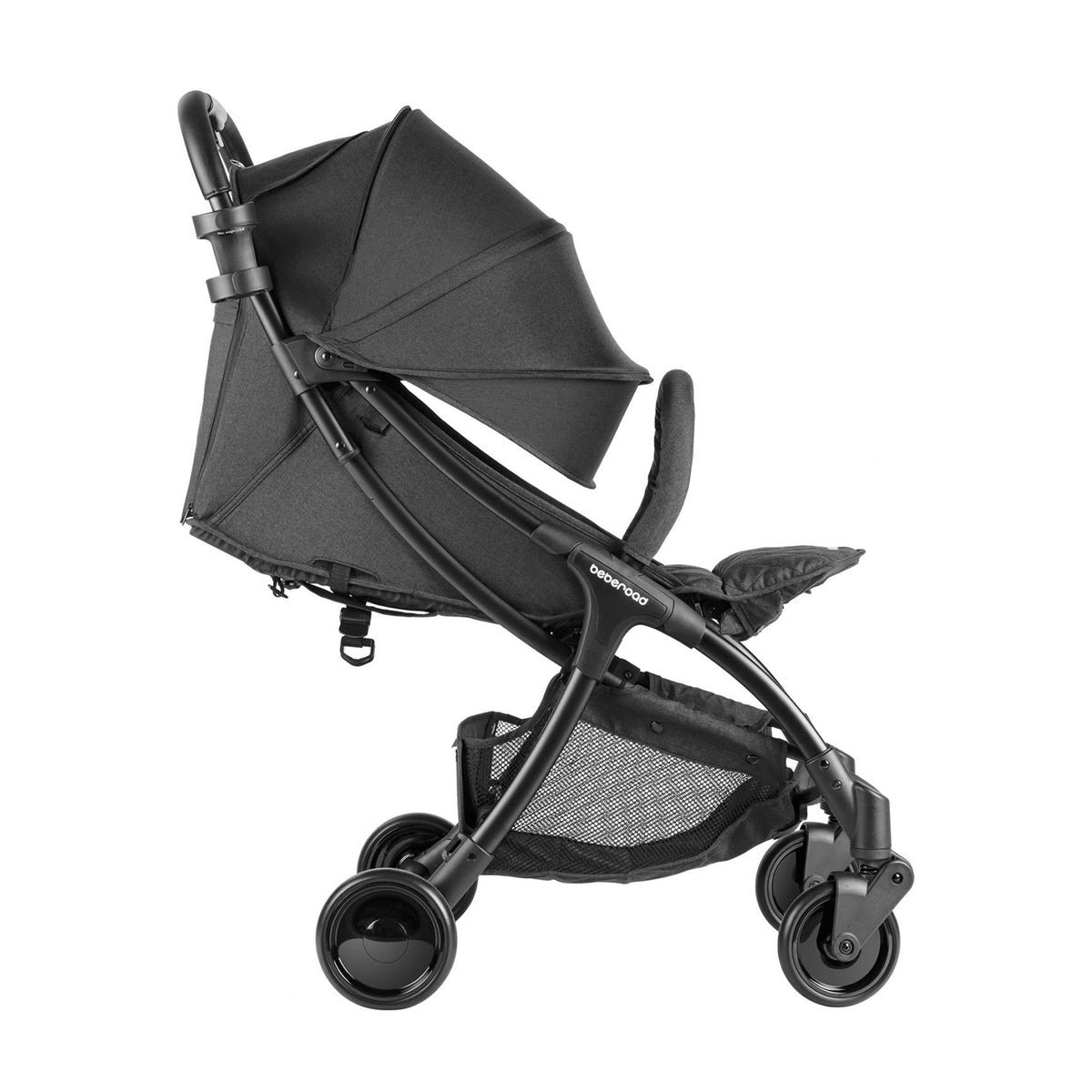 Beberoad R2 Ultra Light Baby Newborn Stroller with Waterproof Canopy, Dark Gray