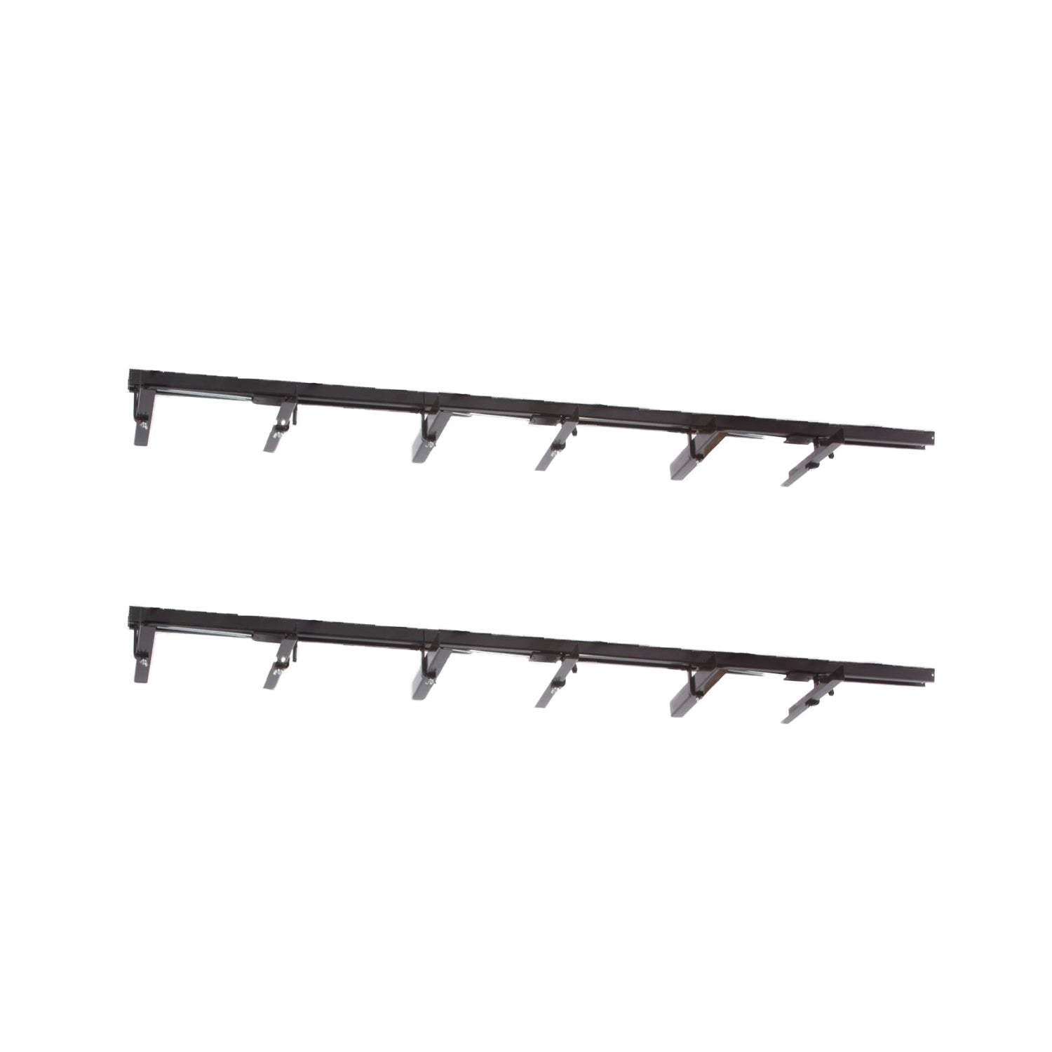 Up-Rite 10 Foot Adjustable Overhead Garage Ceiling Storage Tote Rack (2 Pack) - VMInnovations