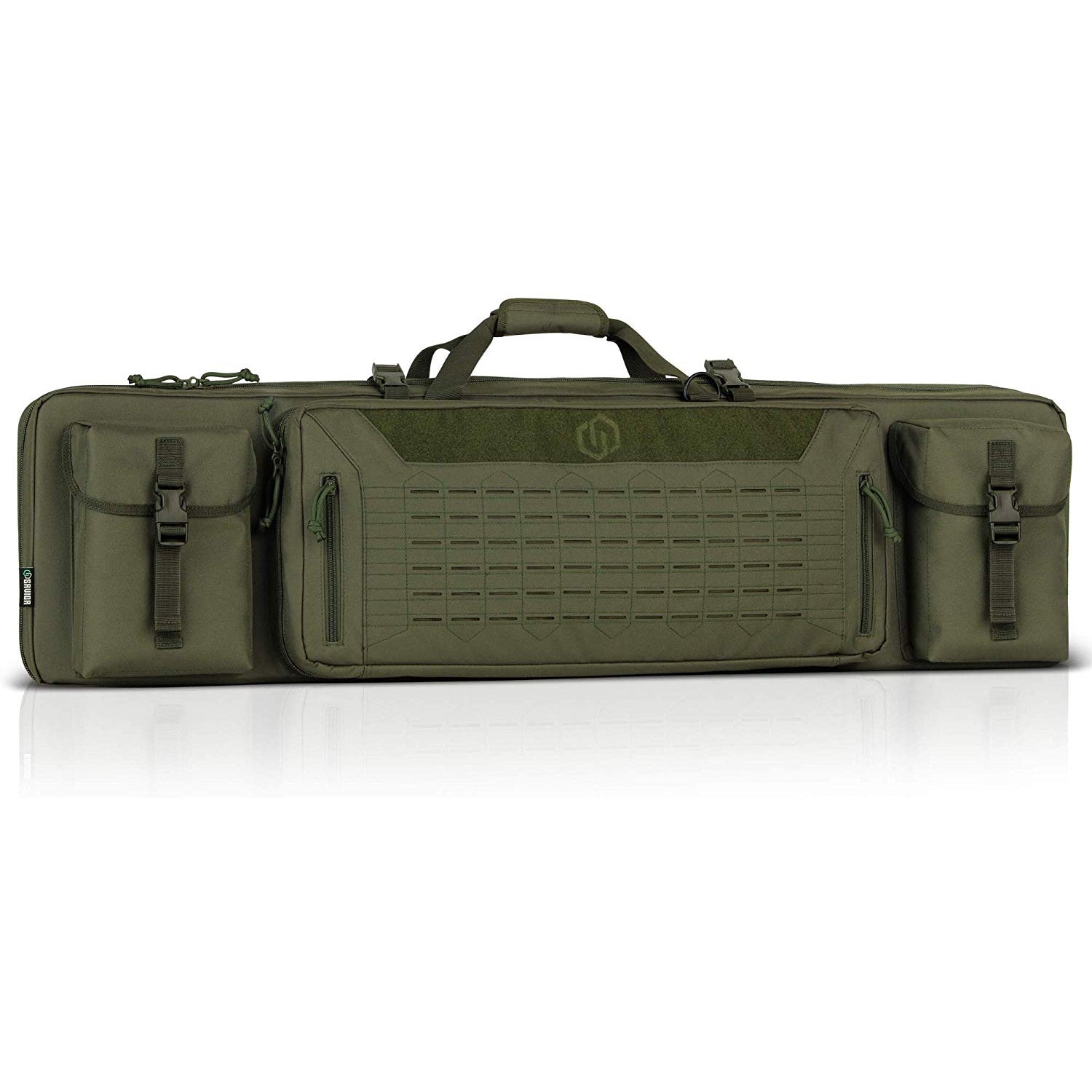 Savior Green Urban Warfare Double Rifle Gun Carrying Case, 46 Inch (Used)