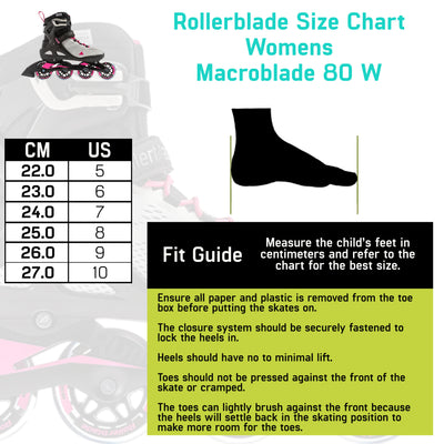 Rollerblade USA Women's Size 7 Rollerblades + Protective Gear + Skate Helmet