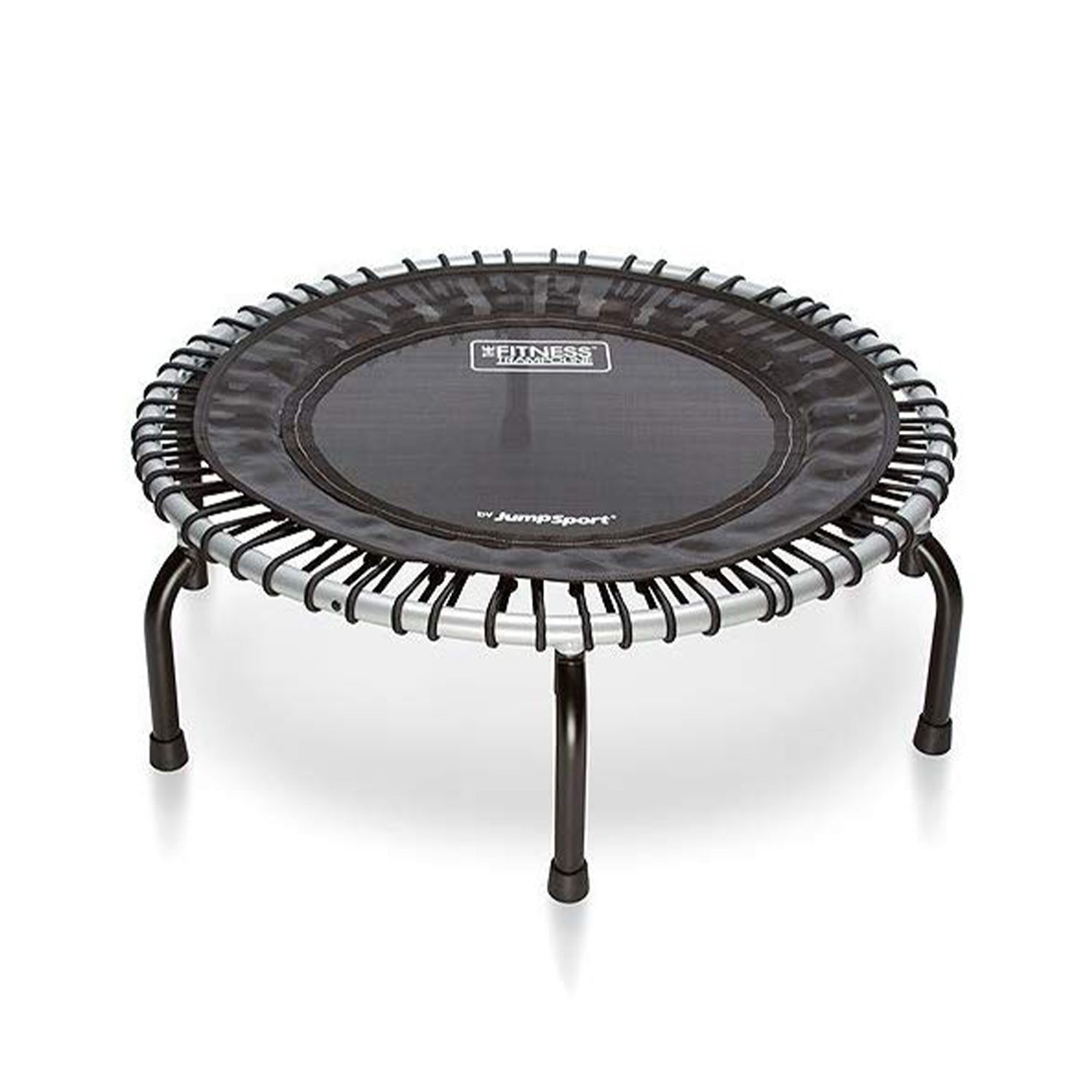 JumpSport 350 Indoor 39-Inch Mini Trampoline and Handle Bar Accessory, Black - VMInnovations