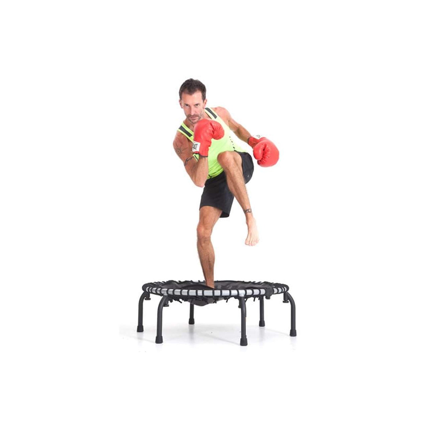 JumpSport 350f Indoor Lightweight 39-Inch Trampoline and Handle Bar Accessory - VMInnovations