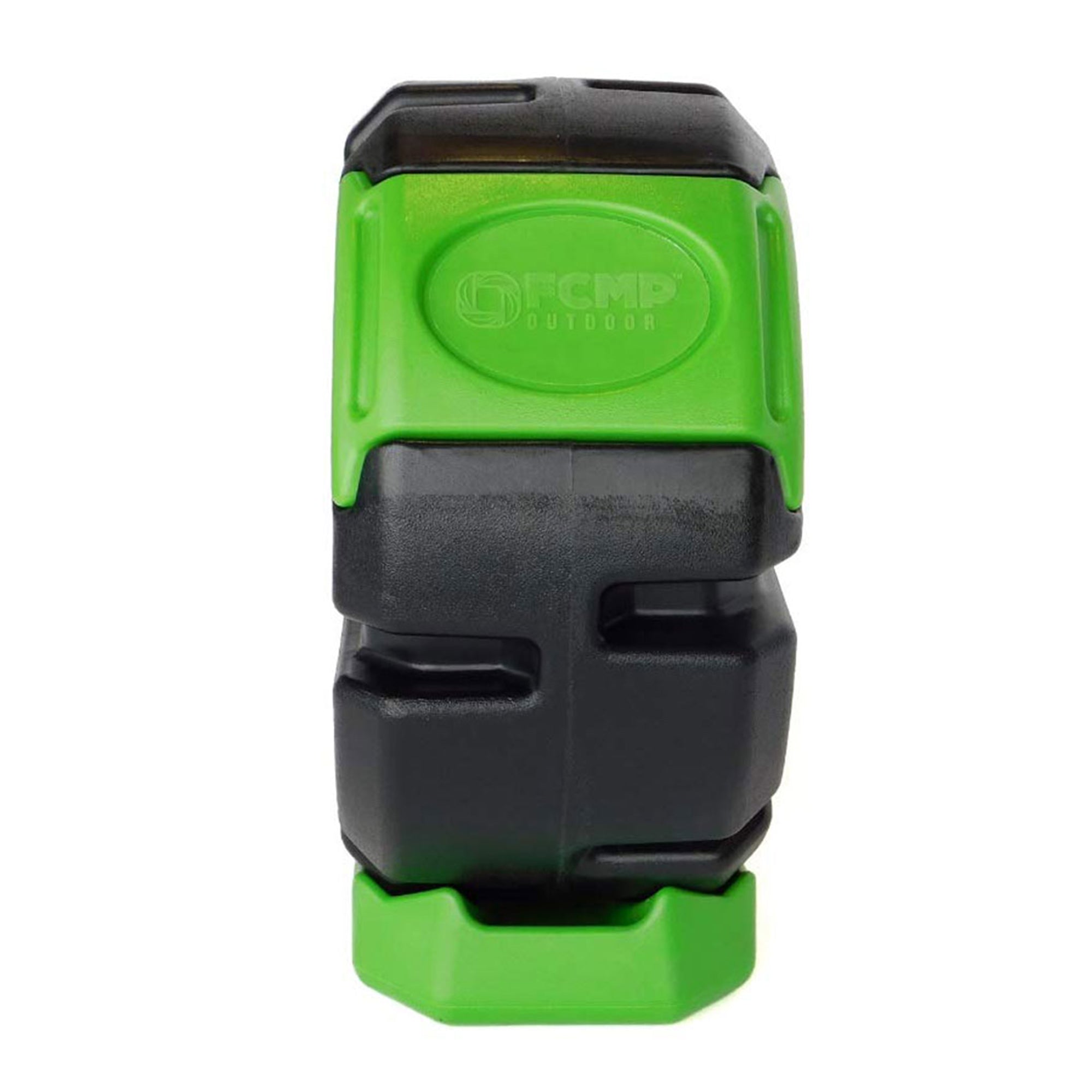 FCMP Outdoor Half Size 19 Gallon Rolling Composter Tumbler Bin, Green (Open Box) - VMInnovations