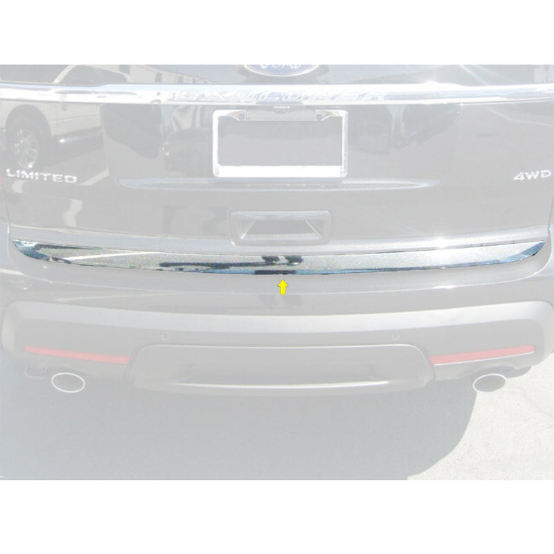 QAA RD51330 1 Piece Stainless Steel Rear Deck Trim for Ford Explorer, Chrome