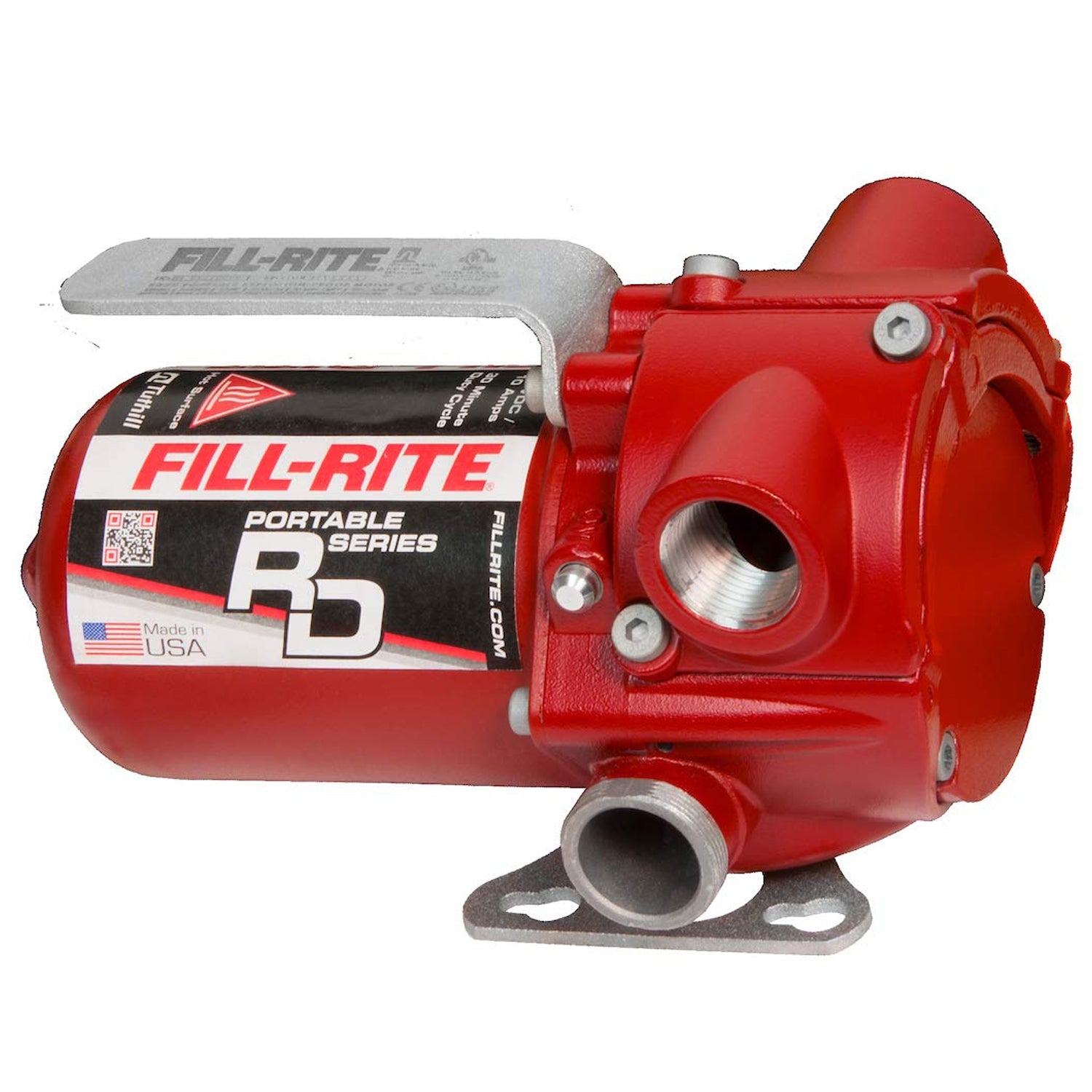 FillRite RD812NN 12V Rotary Portable Fuel Transfer Pump with 10 Foot Power Cord