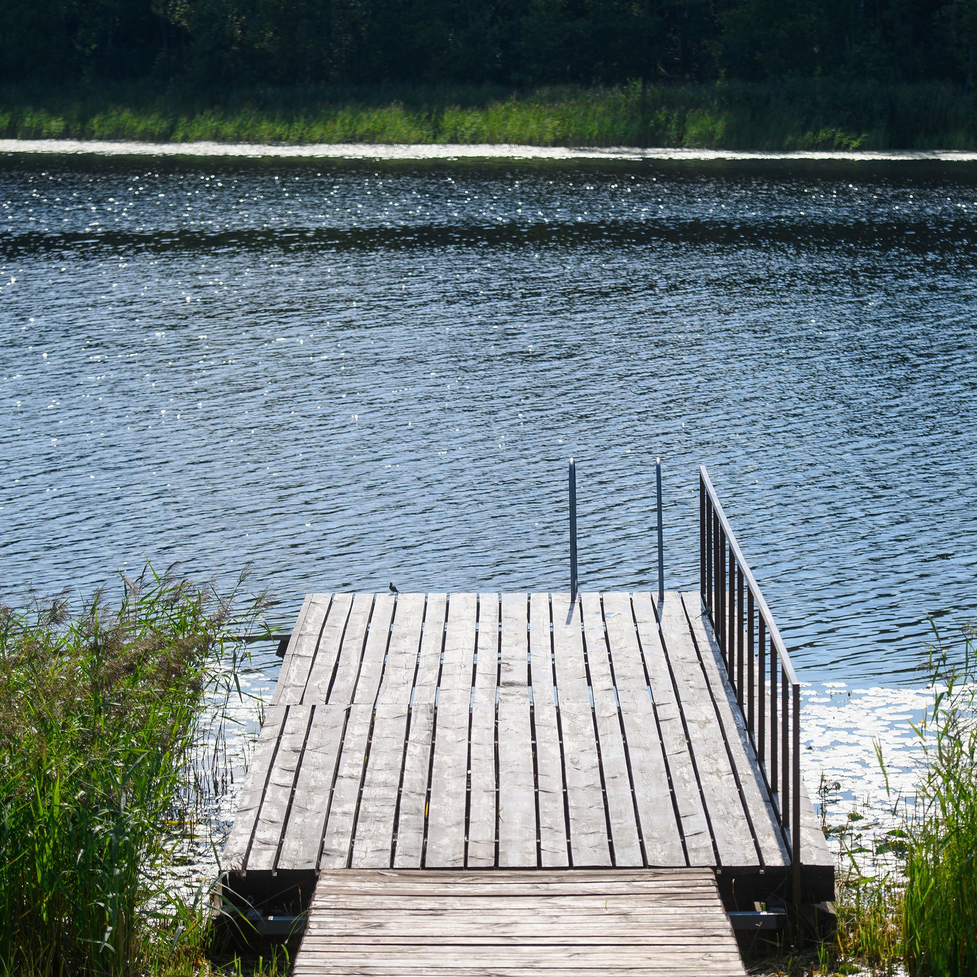 RecPro 5 Step Aluminum Dock Pier Attachment Flip Up Ladder (Open Box) - VMInnovations