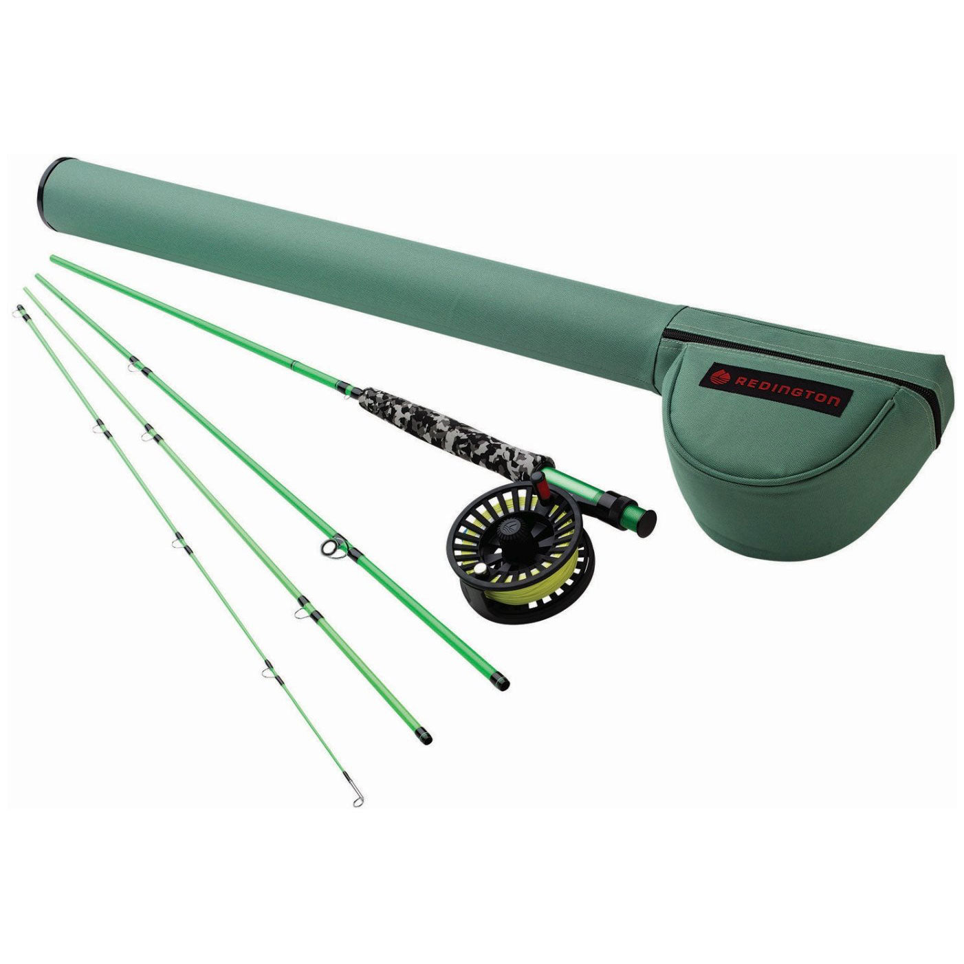 Redington 580-4 MINNOW Kids Youth 5 WT 8 Foot 4 PC Fly Fishing Rod & Reel Combo - VMInnovations