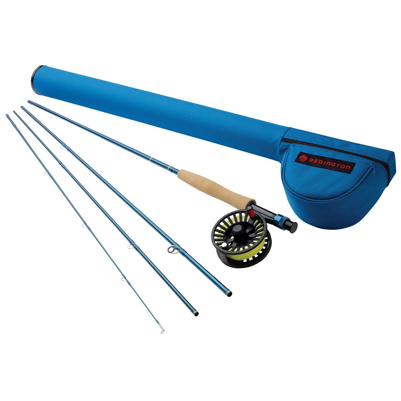 Redington 4 WT 7.5 Foot 4 Piece Fly Fishing Rod and Reel Combo (Open Box)