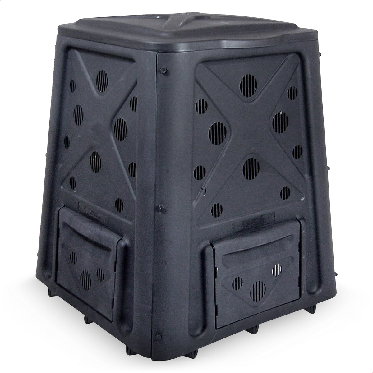 Redmon 65 Gal Capacity Compost Bin w/ Lift Off Lid and 4 Door Access (For Parts)