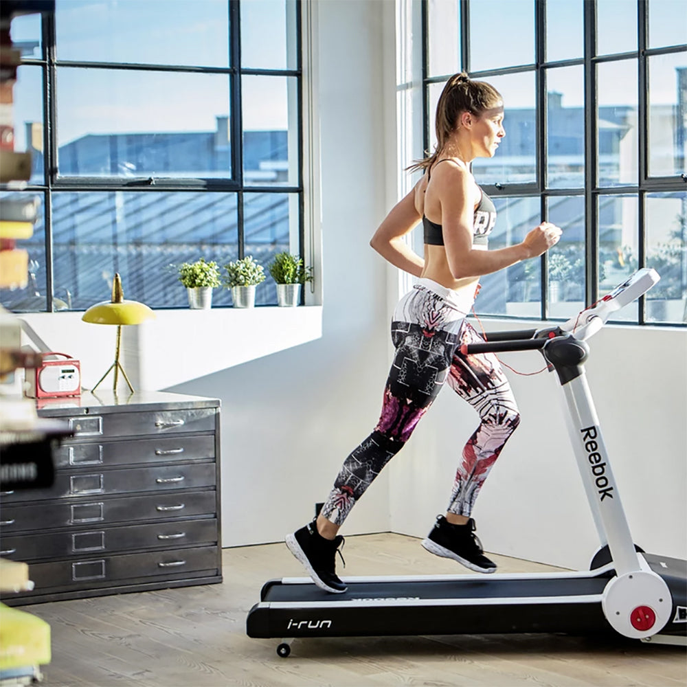 Reebok i-Run 3.0 Ultra Intelligent Running Treadmill for Home Workouts(Open Box)