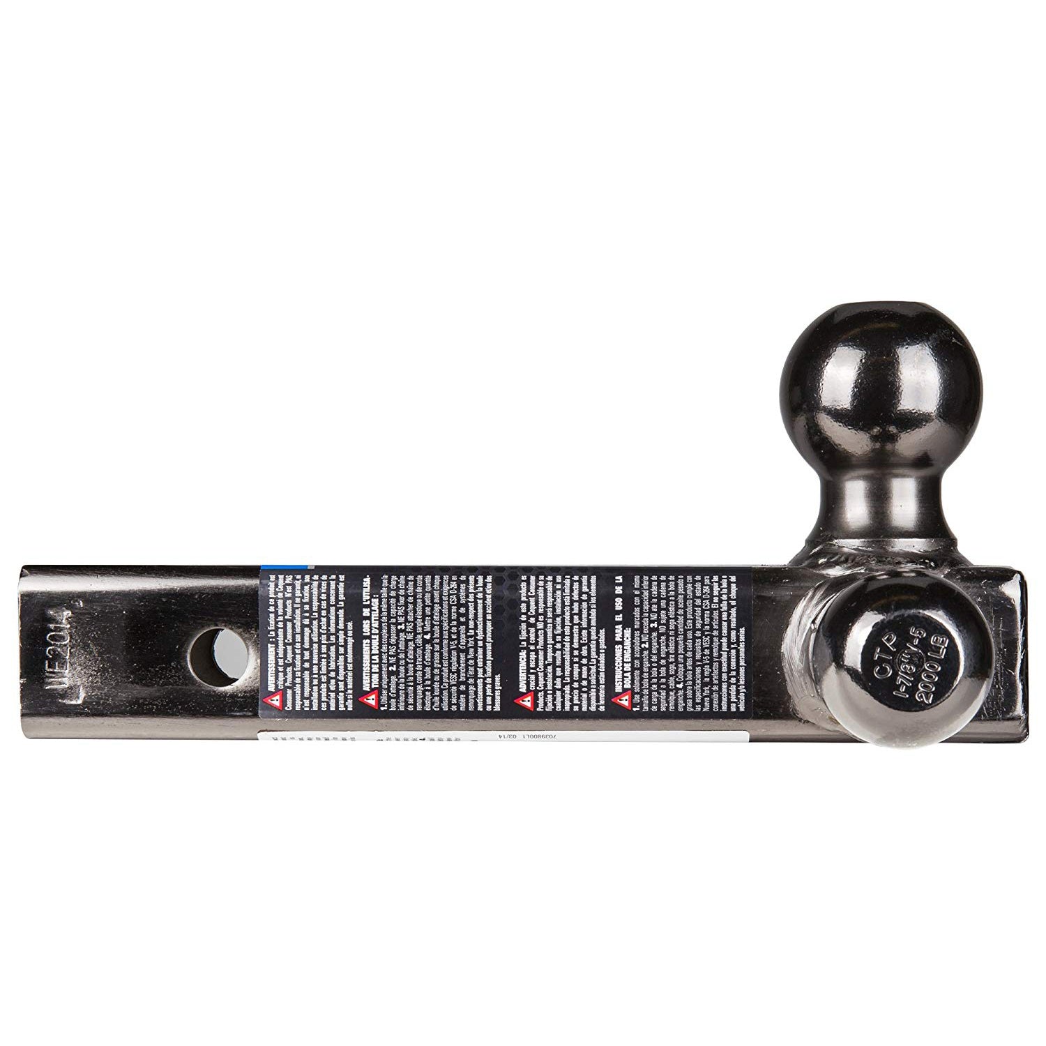Reese Towpower Universal Vehicle Triple Ball Tow Mount, Black (Open Box) - VMInnovations