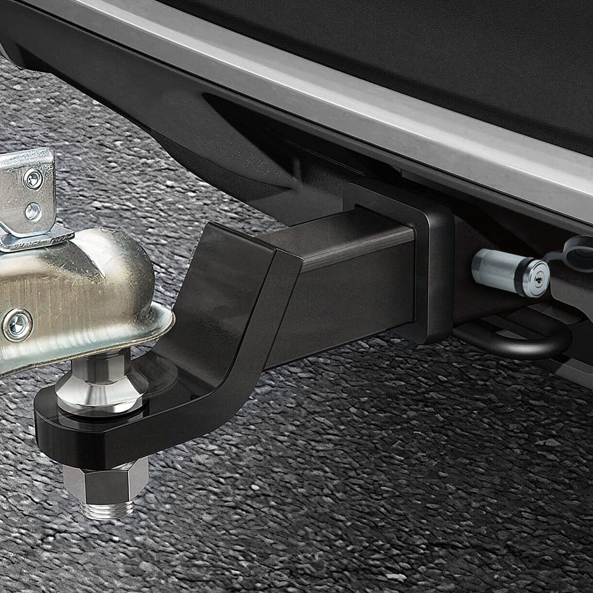 Reese Trailer Hitch Ball Mount Security Kit, 5000lbs Capacity(Open Box)