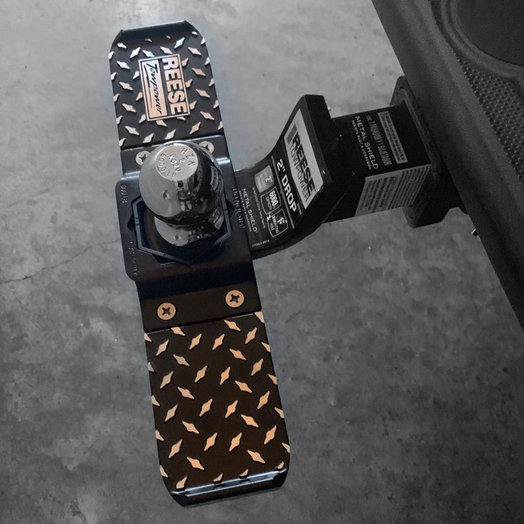 Reese Towpower Trailer Hitch Ball Mount Step with Cast Aluminum Construction - VMInnovations