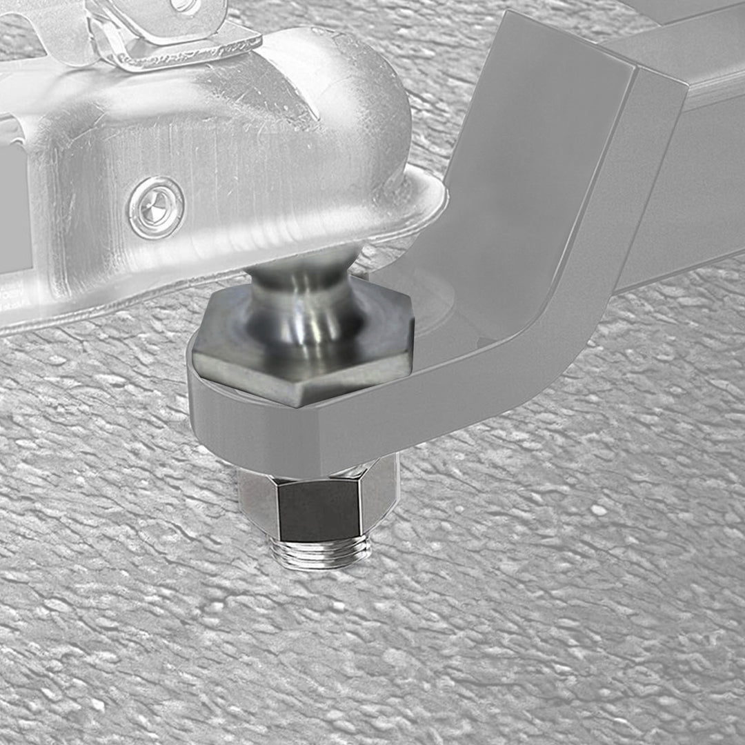 Bulldog 2-5/16 inch Diameter Interlock Hitch Ball, 7,500 Pound Capacity, HD Zinc - VMInnovations