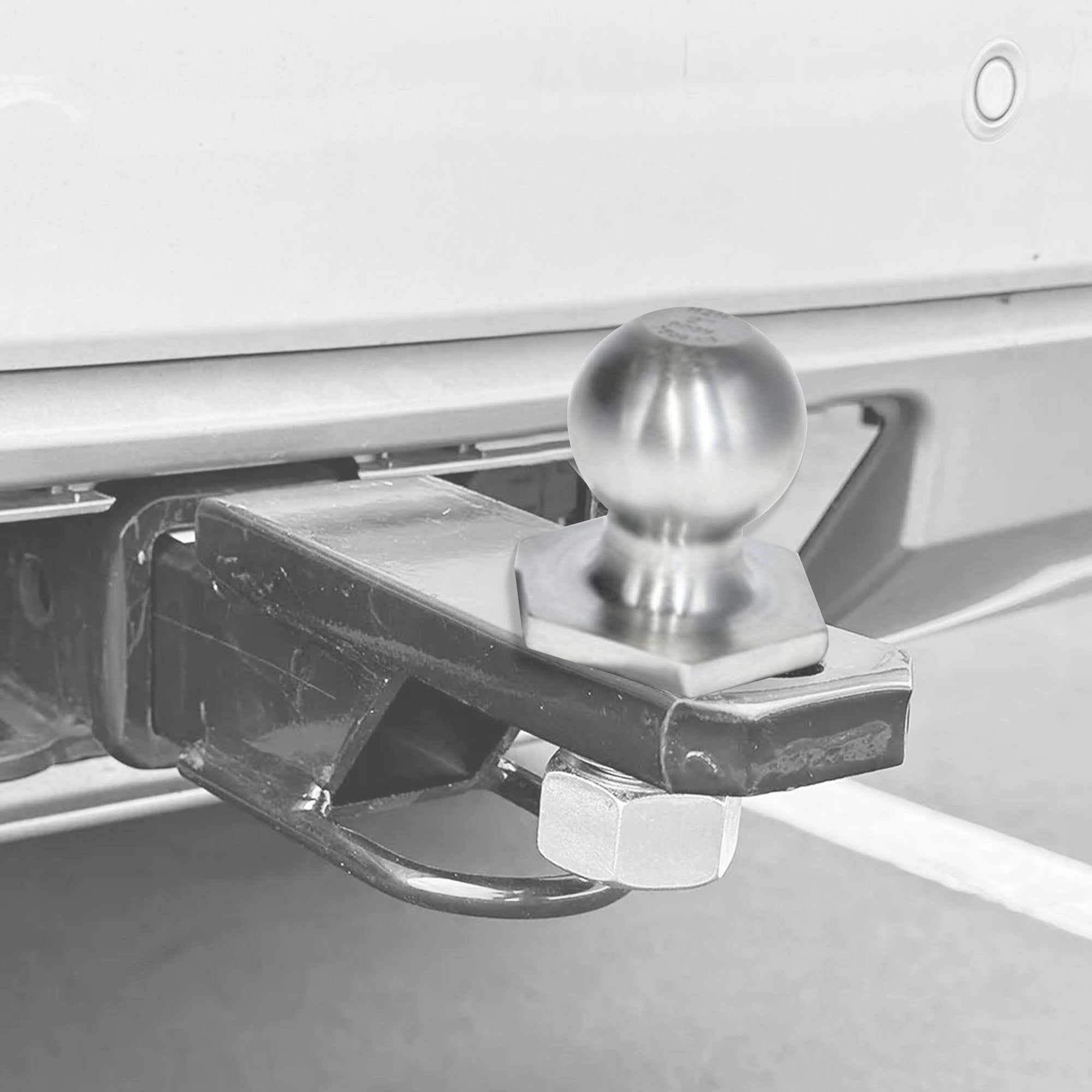 Bulldog 1-7/8 inch Diameter Interlock Hitch Ball, 3,500 Pound Capacity, HD Zinc - VMInnovations