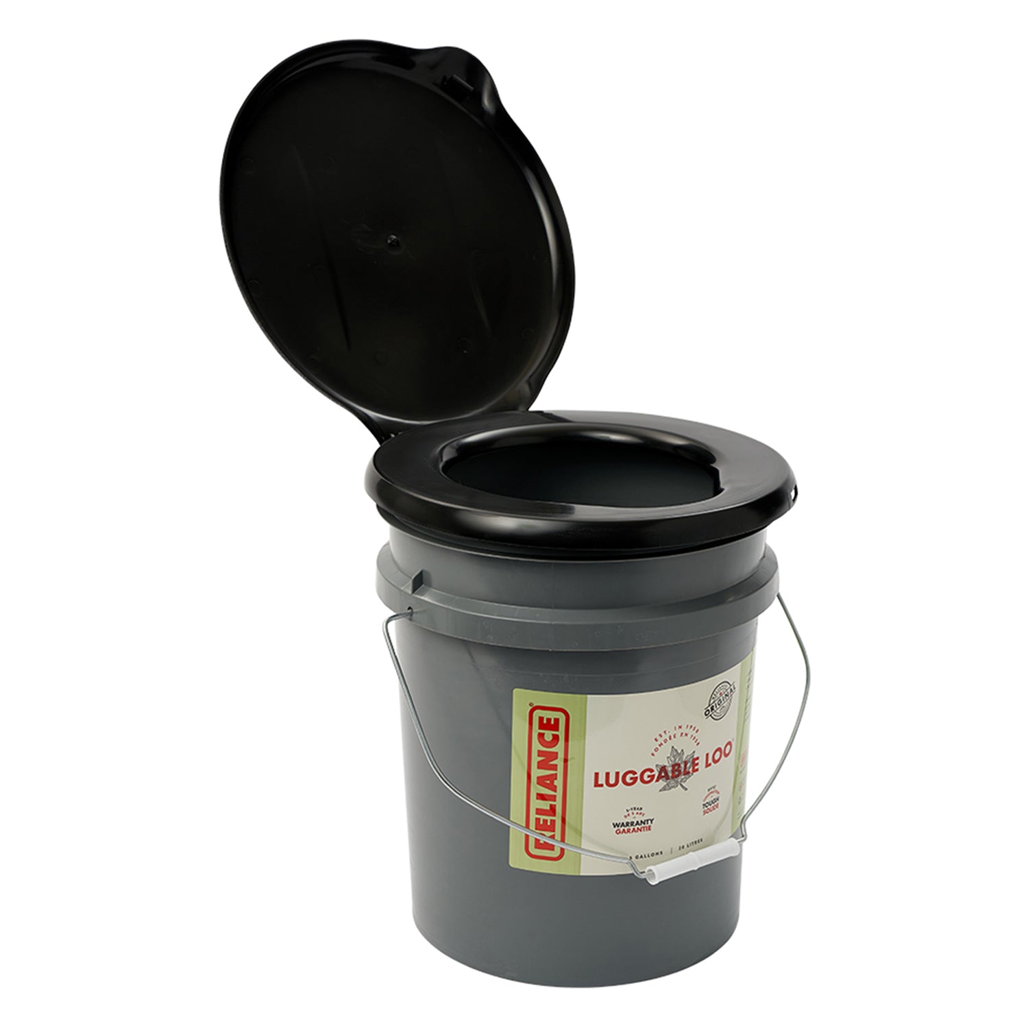 Reliance Products Portable 5 Gallon Toilet with Waste Bags and Bio Gel (6 Pack) - VMInnovations