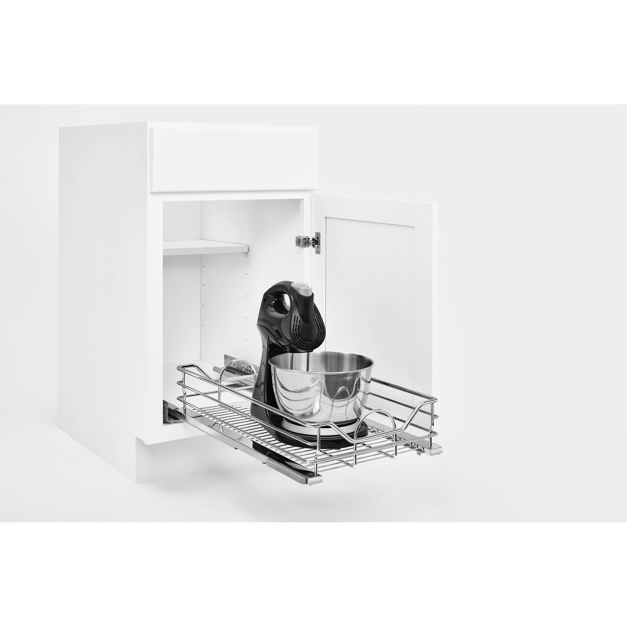 Rev-A-Shelf Pullout Cabinet Basket w/ Soft-close, 14.5'' x 21.74'', 5730-15CR - VMInnovations