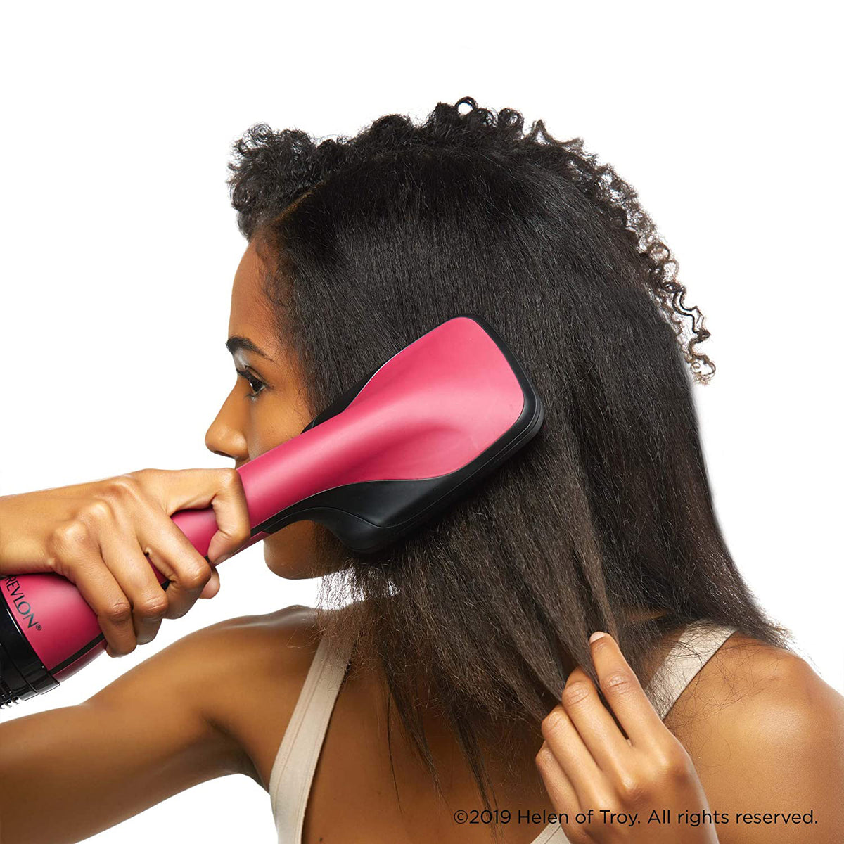 Revlon Unique One Step Home 2-in-1 Hair Dryer/Styling Brush, Black (Open Box)