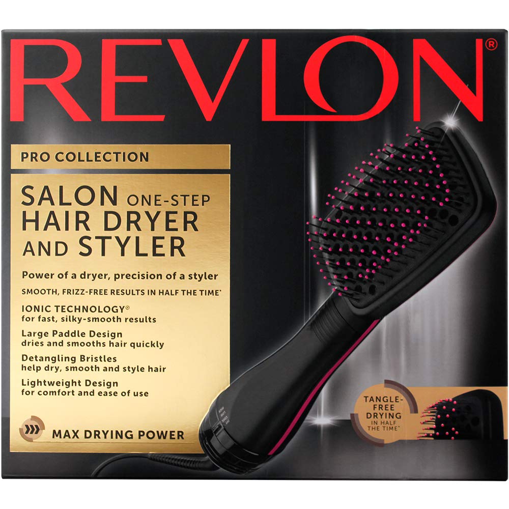 Revlon Revolutionary One Step 2-in-1 Hair Dryer Styling Brush, Black (For Parts)