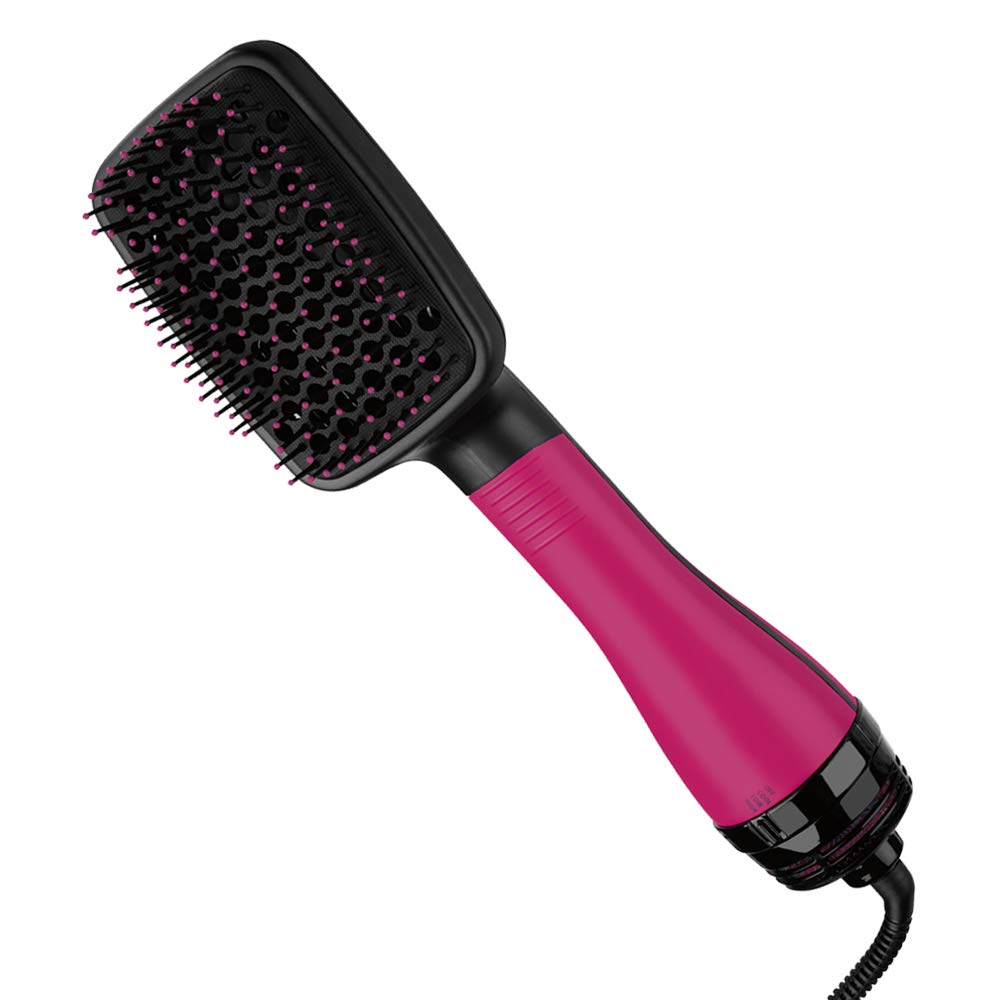 Revlon Revolutionary Unique One Step 2-in-1 Hair Dryer Styling Brush, Pink(Used)