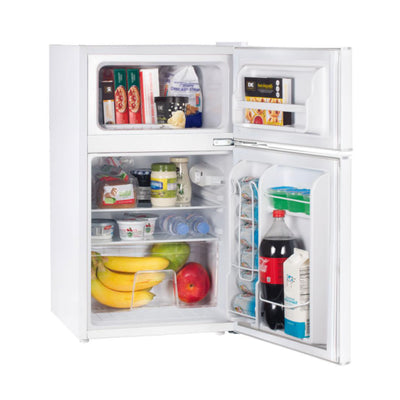 RCA 3.2 Cu. Ft. Top Freezer Mini Fridge Compact Home Refrigerator/Freezer, White