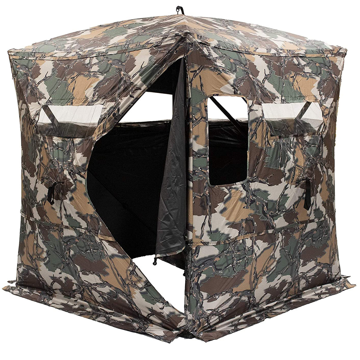 Rhino Blinds Tough 3 Person Game Hunting Ground Blind, Predator Deception (Used)