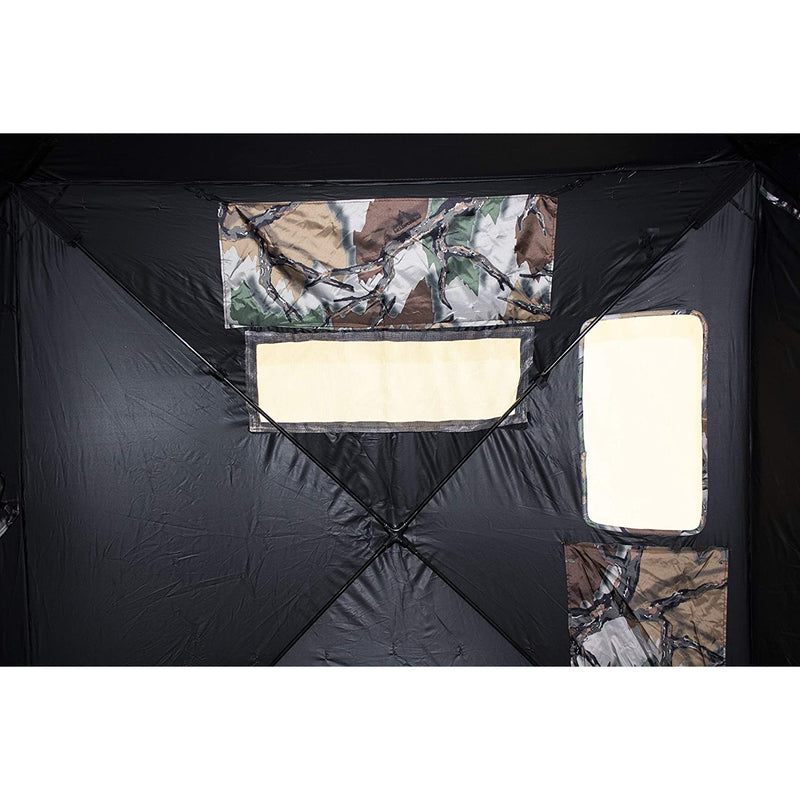 Rhino Blinds R150 Tough 3 Person Game Hunting Ground Blind, Predator Deception