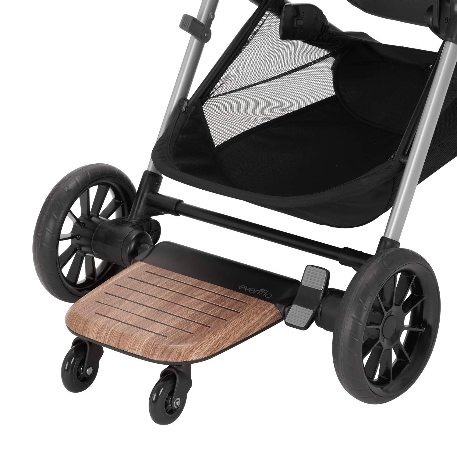 Evenflo Stroller Stand and Ride Rider Board Accessory Attachment Only, Wood