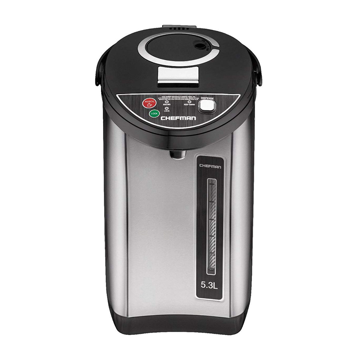 Chefman 5.3L Electric Auto Dispense Hot Water Pot, Stainless Steel (Damaged)