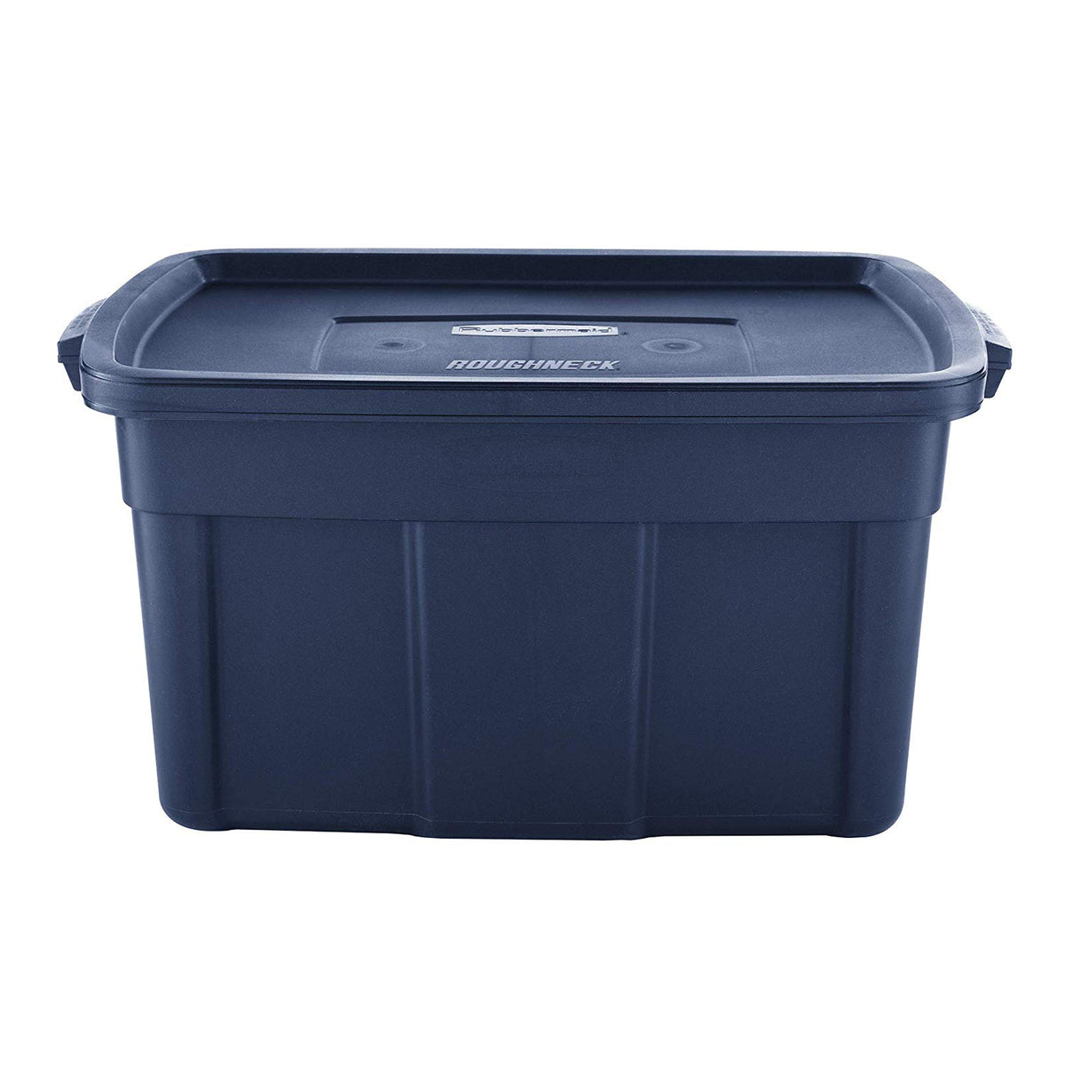 Rubbermaid 31 Gallon Stackable Storage Container, Dark Indigo Metallic (12 Pack)