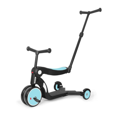 Beberoad Roadkid Plus 5 in 1 Multifunctional Scooter with Push for Kids, Blue
