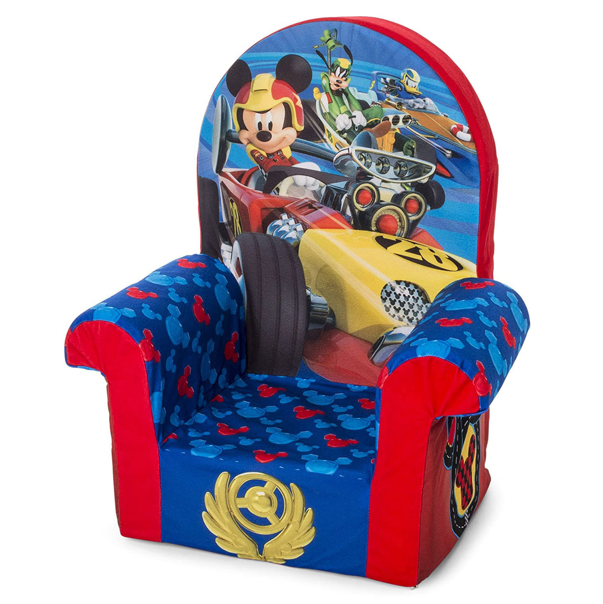 Marshmallow Furniture Comfy Foam Toddler Chair Furniture, Mickey Mouse (Used)