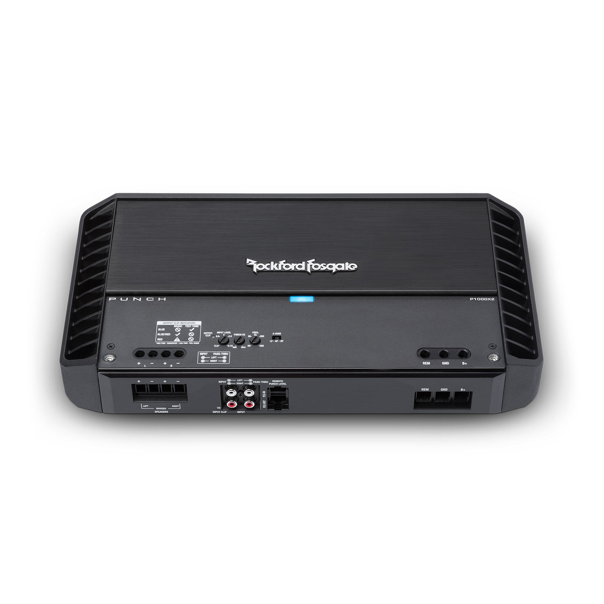 Rockford Fosgate Punch 1,000W 2 Channel Car Stereo Amplifier System (Used)