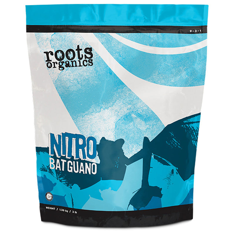 Roots Organic RONB9 Nitro Rich Natural 9/3/1 NPK Gardening Bat Guano, 9 Pounds