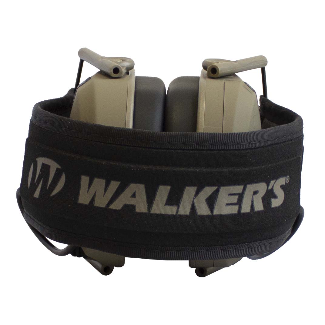 Walker's Razor Slim Shooter Earth Electronic Hearing Protection Earmuff w/ Case