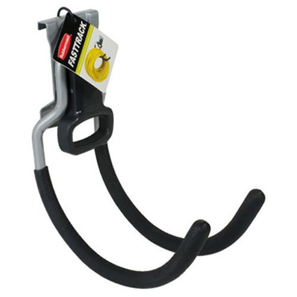 Rubbermaid Fast Track Wall Mounted Garage/Garden Storage Utility Hook (2 Pack)