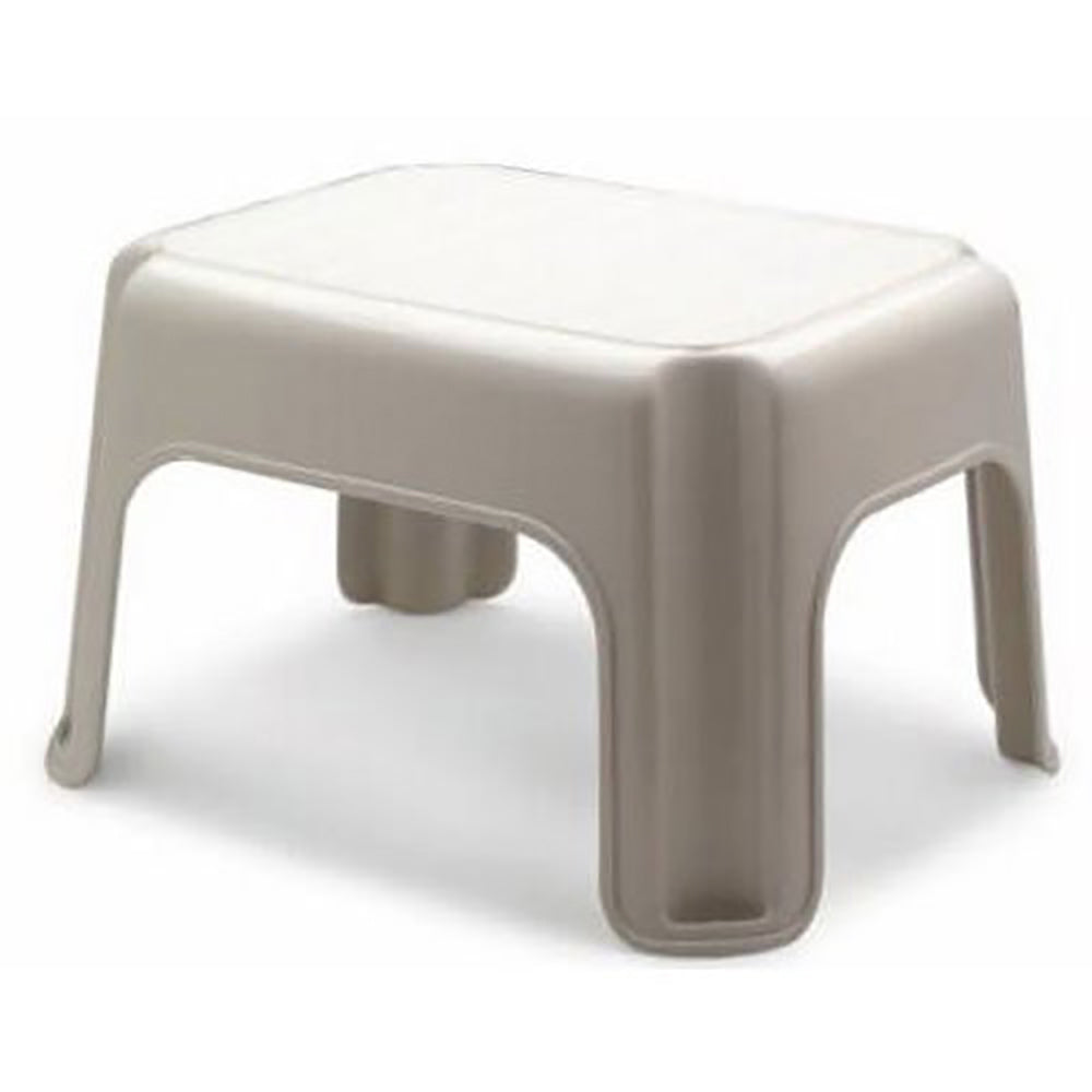 Rubbermaid 12" 1 Step Slip Resistant Roughneck Tough Step Stool, Tan (Used)