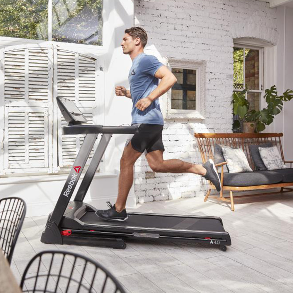 Reebok A4.0 Workout Exercise Running Treadmill with Future Console Silver (Used)