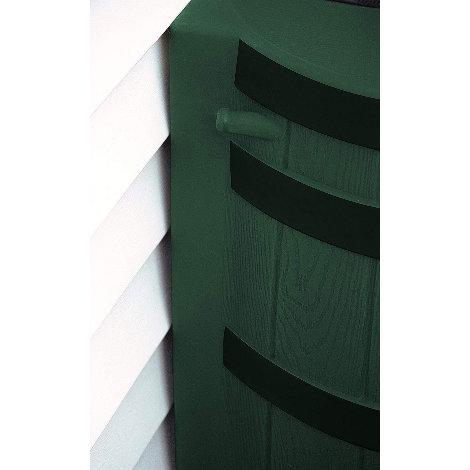 Good Ideas Rain Wizard 50 Gallon Plastic Rain Barrel Water Collector, Green - VMInnovations