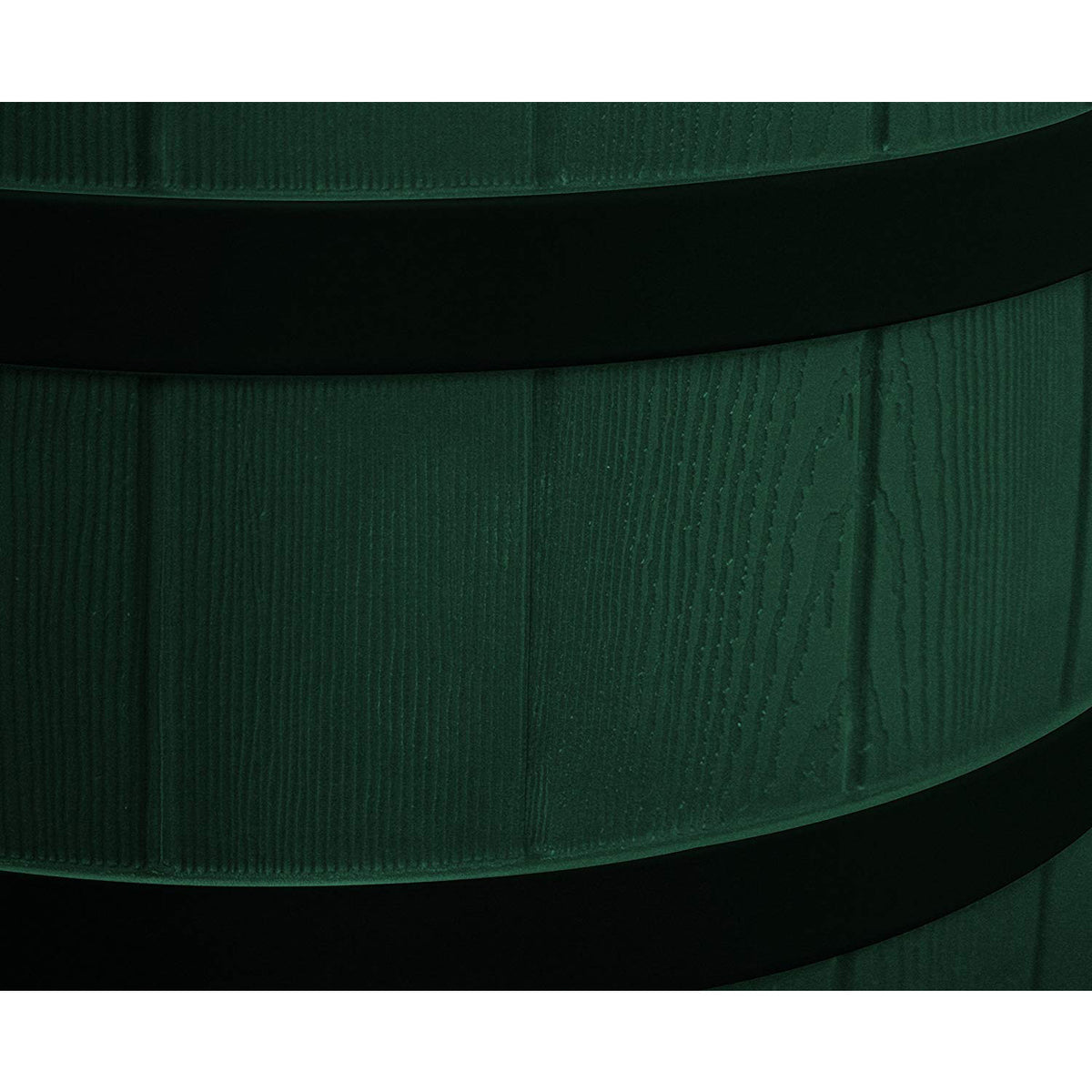 Good Ideas Rain Wizard Rain Collection Rain Barrel 40-Gal. Darkened Ribs, Green