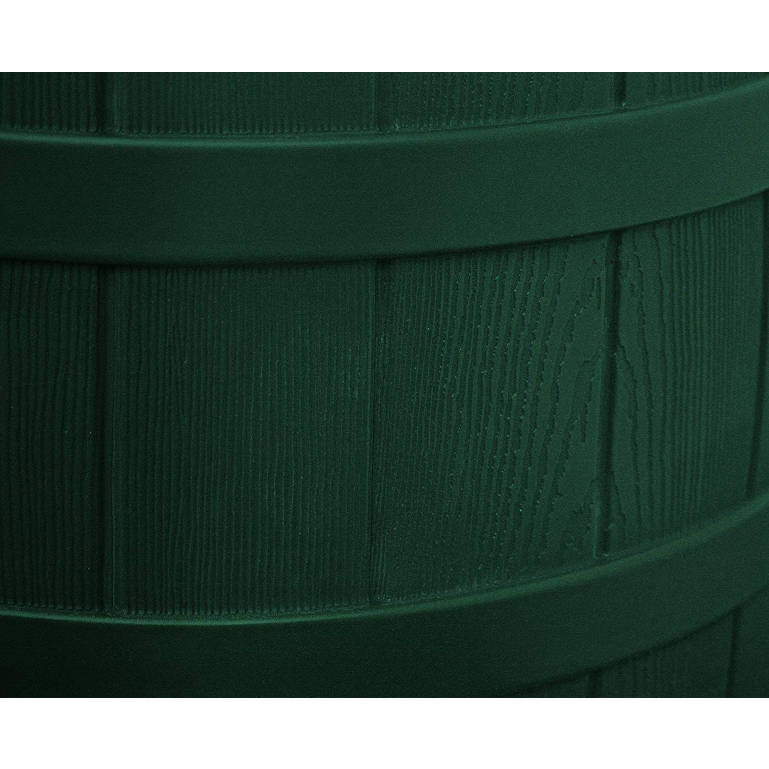 Good Ideas Rain Wizard Rain Collection Barrel 50-Gallon w/ Diverter Kit, Green