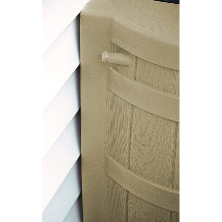 Good Ideas Rain Wizard 50 Gallon Rain Barrel Water Collector with Diverter Kit - VMInnovations