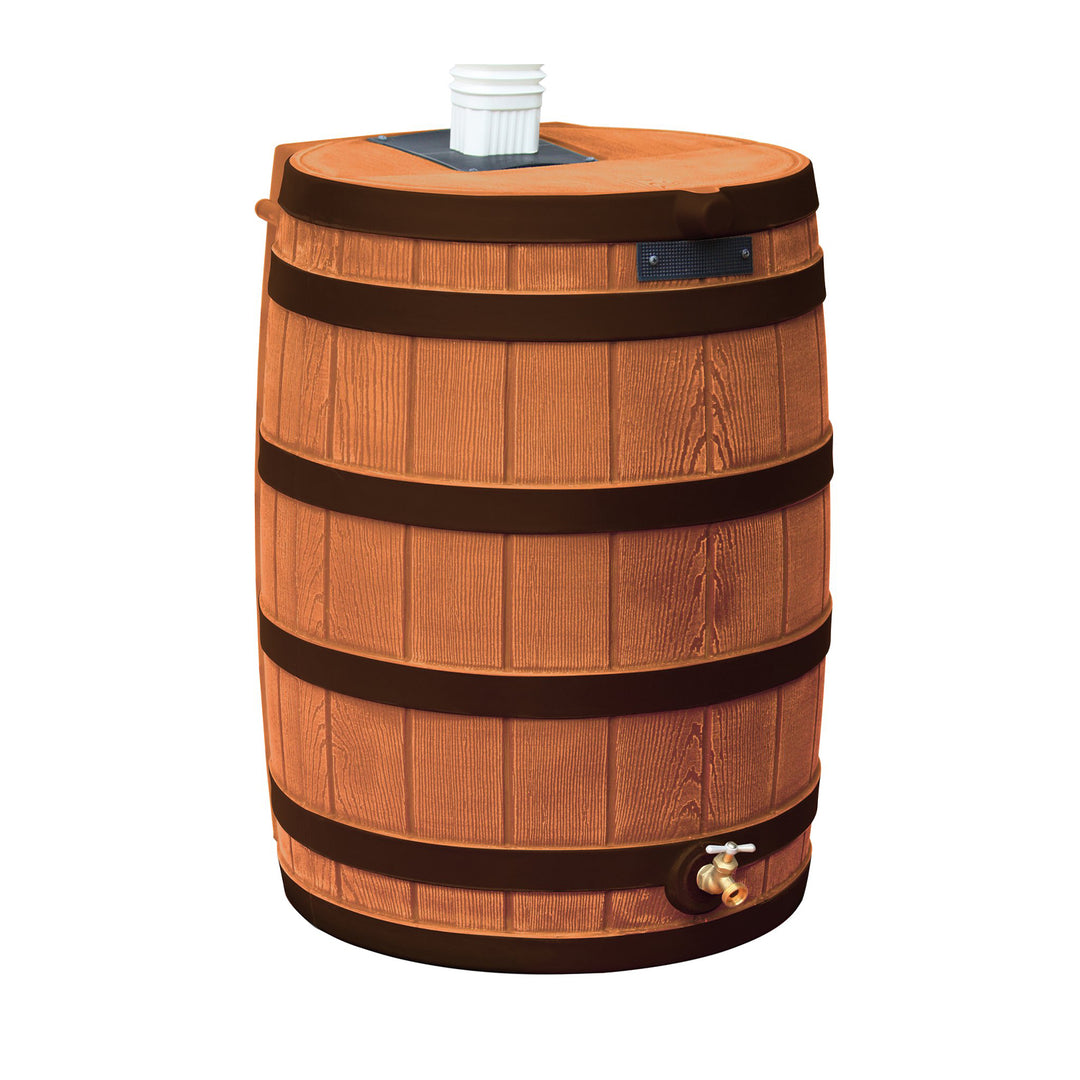 Good Ideas Rain Wizard 40 Gallon Rain Barrel Water Collector, Terra Cotta - VMInnovations