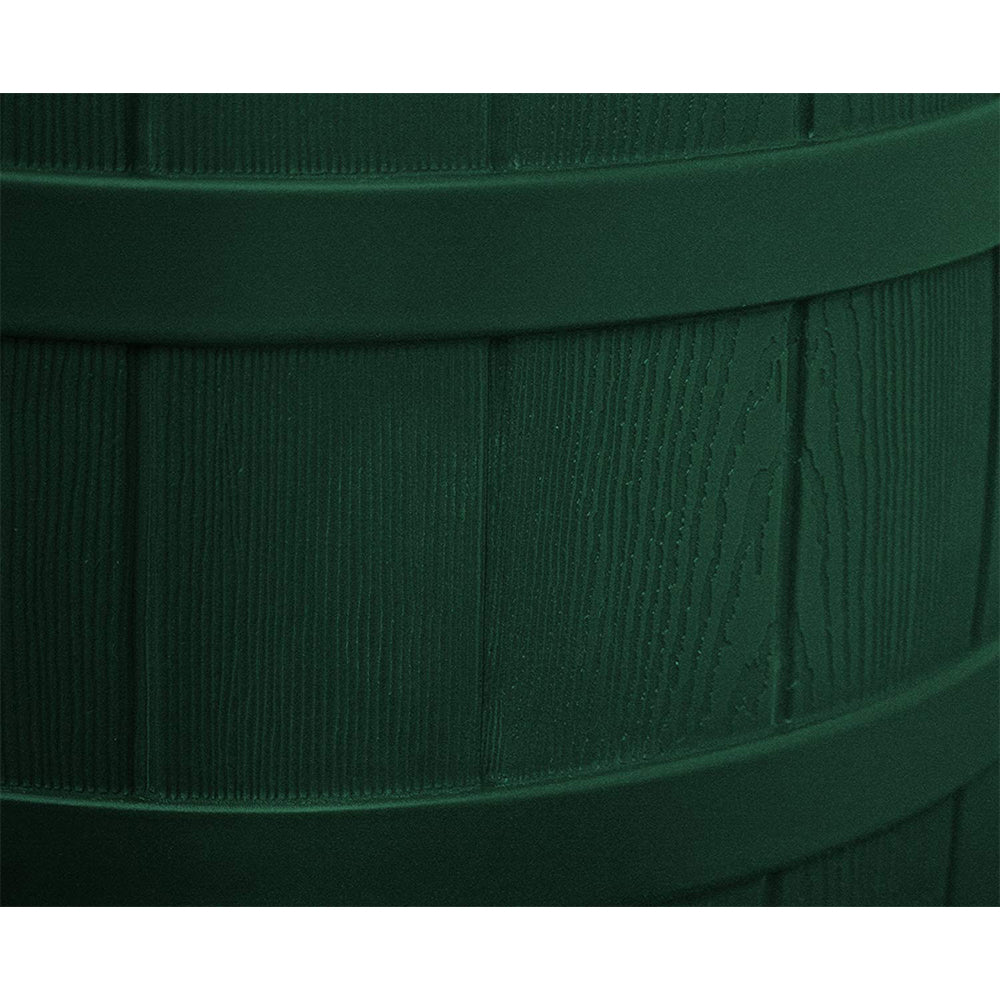 Good Ideas Rain Wizard Rain Storage Collection Rain Barrel 50-Gal, Green (Used)