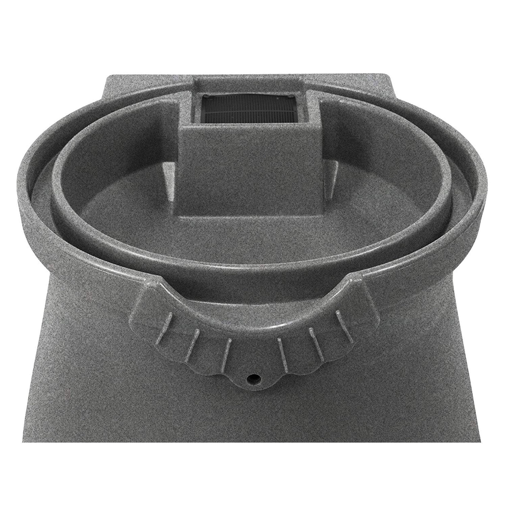 Good Ideas 50 Gallon Rain Saver Wizard Barrel Urn, Light Granite (For Parts) - VMInnovations
