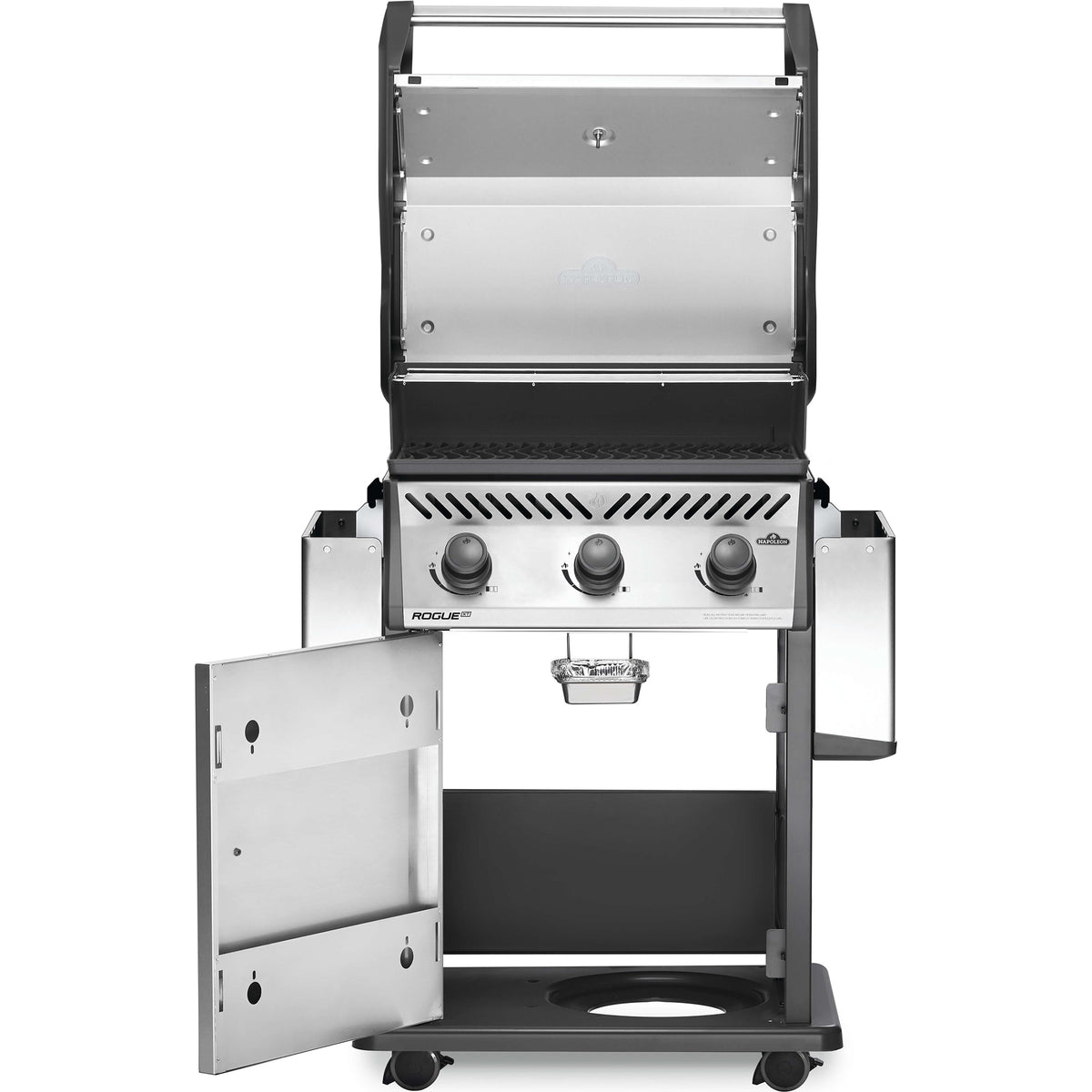 Napoleon Rogue XT 425 42000 BTU Propane Gas Grill, Silver (Used)