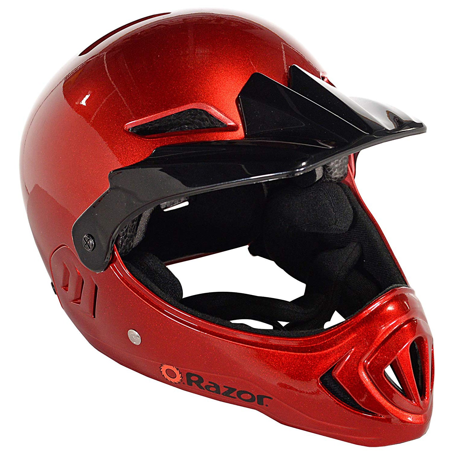 Razor MX400 Dirt Rocket 24V Electric Dirt Bike, Helmet, & Elbow & Knee Pad Set