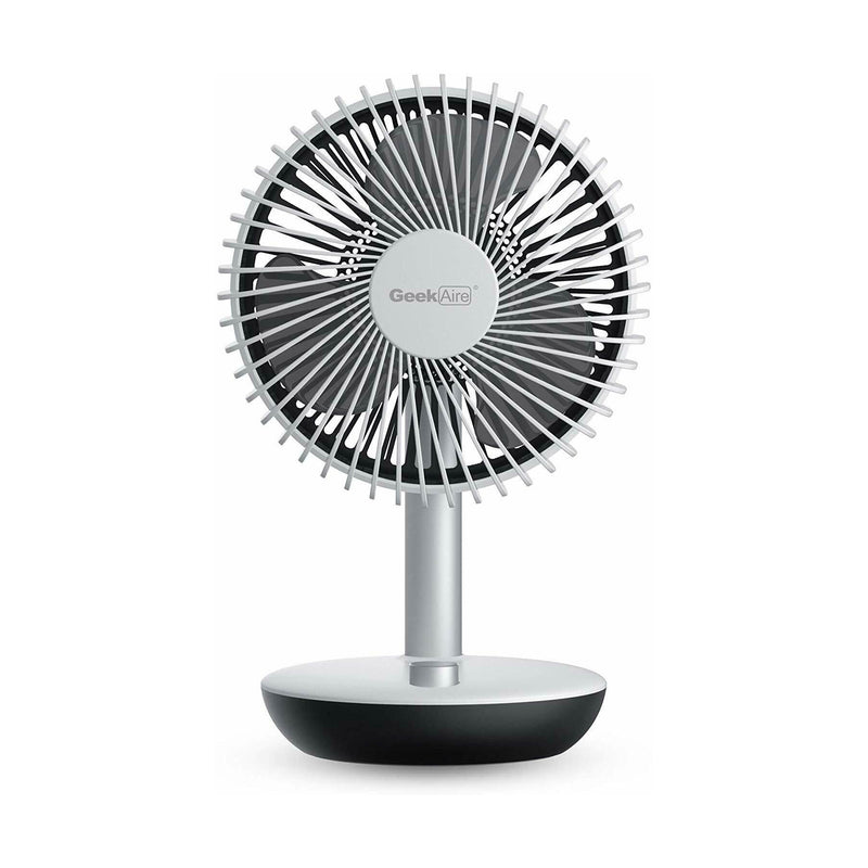 Geek Aire GF5 Rechargeable Oscillating Portable Mini Silent Table Fan (2 Pack)
