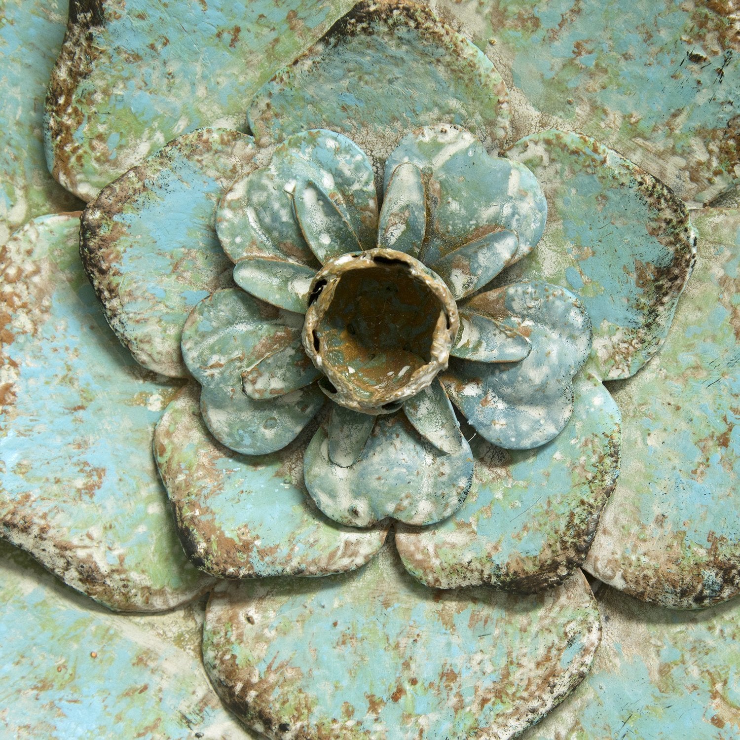 Stratton Home Decor Set of 3 Metal Rustic Flower Wall Decor (Open Box) (2 Pack) - VMInnovations